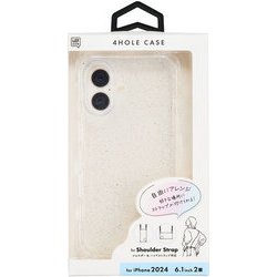 i38FiJS02 [iPhone 16用 4ホールケース クリアラメ]