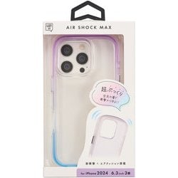 i38RiJA03 [iPhone 16 Pro用 エアショックマックスケース PU/BL]