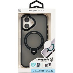 i38FiJS04 [iPhone 16用 マグスタプラスケース ブラック]