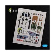 RSKK72119 1/72 ミラージュ2000C 内装3Dデカール （モデルズビット） [プラモデル用品]