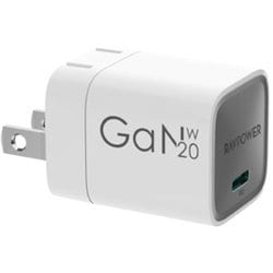 RAVPower PD 20W コンパクト 急速充電器 ホワイト RP-PC1055 WH