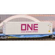 MC-4104 Nスケール アクセサリー 完成品 40fドライコンテナ ハイキューブ（背高）タイプ ONE（グレー）（2個入） [鉄道模型用品]