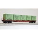 58029 HOゲージ 完成品 1/80 コキ5500形 コンテナ車 1次型 C10形コンテナ積載 [鉄道模型]