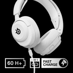 SteelSeries ゲーミングヘッドセット ホワイト Amazon.co.jp: SteelSeries ゲーミングヘッドセット ヘッドホン