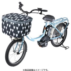 2段式前カゴカバー ネコ柄 CAT-101C