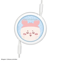 ちいかわ PD60W 対応 USB2.0 リール式 USB Type-C-USB Type-C ケーブル 1m 古本屋 CK-49G