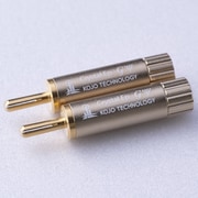 仮想アース バナナプラグ 2本セット CRYSTAL EpB-G×2