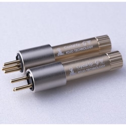 仮想アース XLRオスプラグ 2個セット CRYSTAL EpXH-G×2