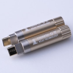 仮想アース USB-TypeCプラグ 2本セット CRYSTAL EpUC-G×2