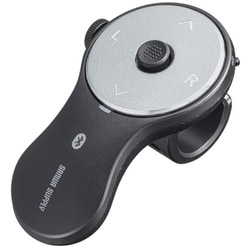 Bluetooth リングマウス スクロール付 静音 充電式 5ボタン ブラック MA-BTRING5BK
