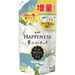 レノアハピネス 夢ふわタッチ 柔軟剤 ホワイトティー 詰め替え 500ml