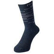 42-6-L [ヒートテックセンサー ウィンター ソックス ブラック L]