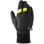 ECWGLBWXS25ML2507 [WINDSTOPPER PRIMALOFT グローブ ブラック/イエロー XL]