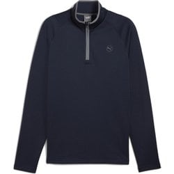 ゴルフ メンズ ワッフルフリース1/4ジップ XLサイズ DEEP NAVY