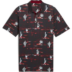 ゴルフ メンズ MATTR バッシュランドポロ Lサイズ PUMA BLACK-IN