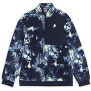 ゴルフ メンズ PC スプラッシュプリントフリースプルオーバー Mサイズ DEEP NAVY