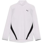ゴルフ メンズ PF キモウスクラム ストレッチサイドライン LSハイネック Mサイズ WHITE GLOW