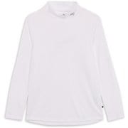 ゴルフ メンズ ウラグリットフリース BIG CAT ラグラン ハイネック Mサイズ WHITE GLOW