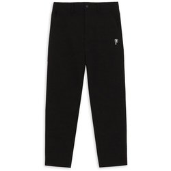ゴルフ メンズ PC ストレッチ ウラグリットフリース ワイドテーパードパンツ Mサイズ PUMA BLACK