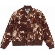 ゴルフ レディース PC W プリントフリースボンバー Mサイズ ESPRESS BROWN