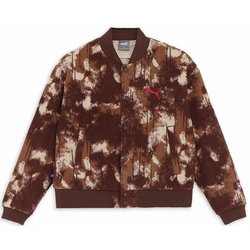 ゴルフ レディース PC W プリントフリースボンバー Lサイズ ESPRESS BROWN
