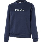 ゴルフ レディース W ストレッチ リッタイジャカード クルーネック プルオーバー Mサイズ DEEP NAVY