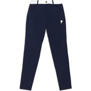 ゴルフ レディース PC W ストレッチ Pロゴ スリムパンツ Lサイズ DEEP NAVY