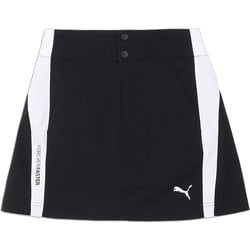 ゴルフ レディース PF W ストレッチウィンド サイドライン スカート Lサイズ PUMA BLACK