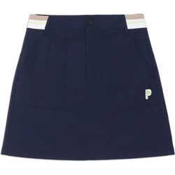 ゴルフ レディース PC W ストレッチ PUMAポケロゴ スカート Mサイズ DEEP NAVY