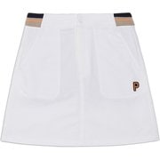 ゴルフ レディース PC W ストレッチ PUMAポケロゴ スカート Lサイズ WHITE GLOW