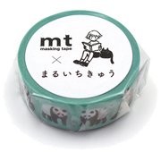 マスキングテープ まるいちきゅう パンダ 15mm×7m MTMARU08
