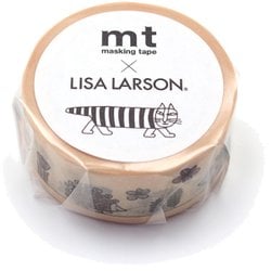 マスキングテープ リサ・ラーソン はりねずみガーデン 18mm×7m MTLISA20