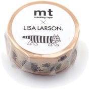 マスキングテープ リサ・ラーソン はりねずみガーデン 18mm×7m MTLISA20