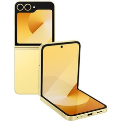 Galaxy Z Flip6/メイン 6.7インチ/サブ 3.4インチ/RAM 12GB/ROM 256GB/SIMフリースマートフォン/Yellow SM-F741QZYASJP