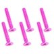 SAX-320PK 3×20 ヘックス 皿 ジュラルミンビス 6本入 ピンク [ラジコン用パーツ]