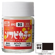 SVC02 ソフビカラー 18ml ブラック [プラモデル用塗料]