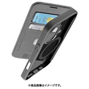DAILYMAGIPH16K [DAILY MAG iPhone 16用 MagSafe対応レザー調手帳型スタンドケース ブラック]