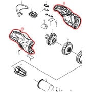 183G96-9 [図番001、012 ハウジングセット品 18V 充電式クリーナー CL181FD用部品]