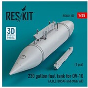 RSKU48-0359 1/48 OV-10（A、B、C） 230ガロン 増槽 w/中央パイロン 米空軍式 [プラモデル用パーツ]