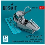 RSKU48-0394 1/48 A-7E 後期型 コックピット “ベーシックエディション” w/3D内装デカール （ハセガワ用） [RSKU48-0394 1/48 A-7E 後期型 コックピット “ベーシックエディション” w/3D内装デカール （ハセガワ用）]
