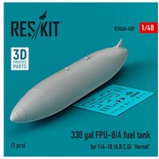 RSKU48-0409 1/48 F/A-18（A、B、C、D） 330ガロン FPU-8/A 増槽 [プラモデル用パーツ]