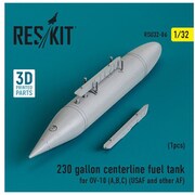 RSKU32-0086 1/32 OV-10（A、B、C） 230ガロン 増槽 w/中央パイロン 米空軍式 [プラモデル用パーツ]
