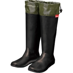 ポケブー Pokeboo 374 Black/Green 4Lサイズ(28.5-29cm) [アウトドア レインブーツ ユニセックス]