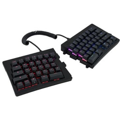 Barocco Mistel MD600 Alpha キーボード 英語配列 分離型アリス配列 静音赤軸 ML-MD600ABT-U-SR/BK