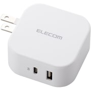 USB急速充電器 USB PD(パワーデリバリー)対応 32W USB-C×1/USB-A×1 PSE認証品 折りたたみプラグ ホワイト MPA-ACCP20XWH