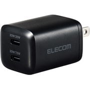 USB急速充電器 USB PD(パワーデリバリー)対応 30W USB-C×2 GaN II採用 折りたたみプラグ PD-PPS ブラック MPA-ACCP9430BK