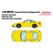 EM721D 1/43 ポルシェ 911 997.2 GT3 Clubsport 2010 スピードイエロー [レジンキャストミニカー]