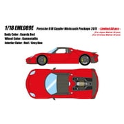 EML089E 1/18 ポルシェ 918 Spyder Weissach package 2011 ガーズレッド [レジンキャストミニカー]