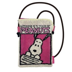 PEANUTS スヌーピー どっとポーチ ショルダーミニ 75th BD ピンク