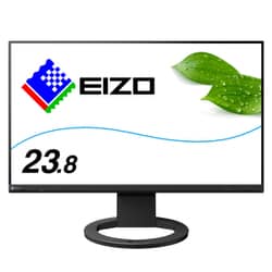 フレームレスモニター 23.8型/1920×1080/アンチグレアIPSパネル搭載 疲れ目軽減 USB Type-C/DisplayPort/HDMI搭載 デイジーチェーン対応 LAN端子搭載 ブラック FlexScan EV2490-BK